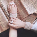 Handmade Pearl Stretch Bracelet
